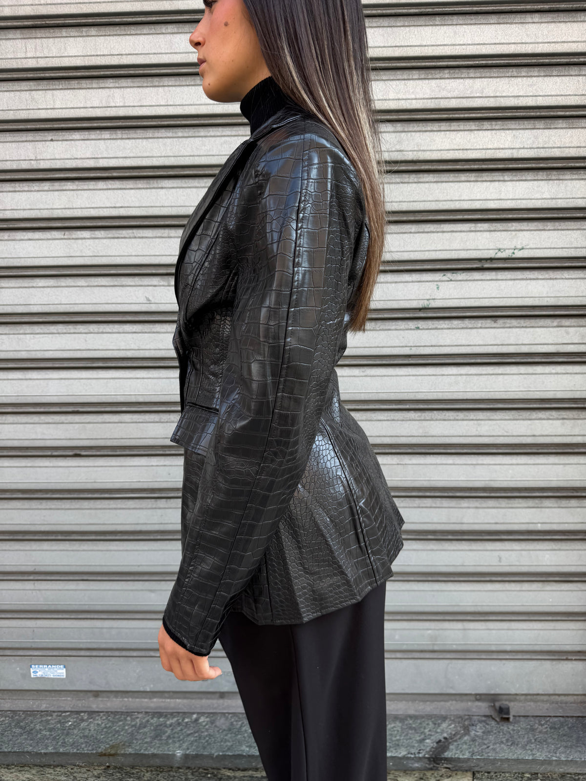 BLAZER CROCCO NERA