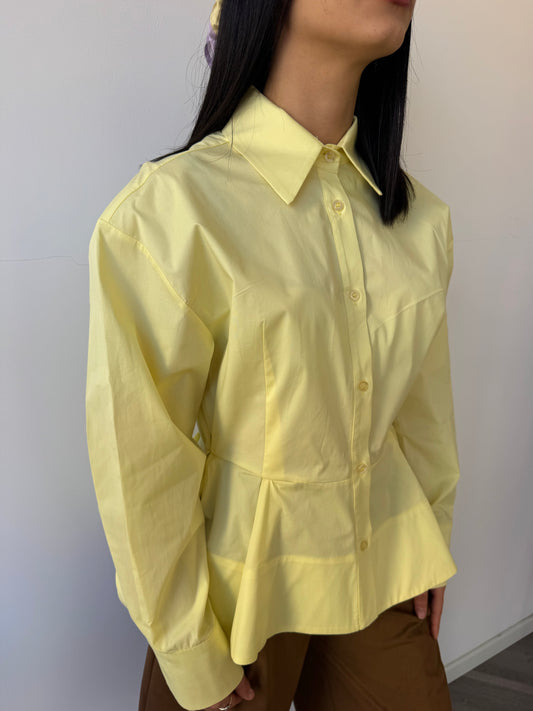 Camicia “bonton” gialla