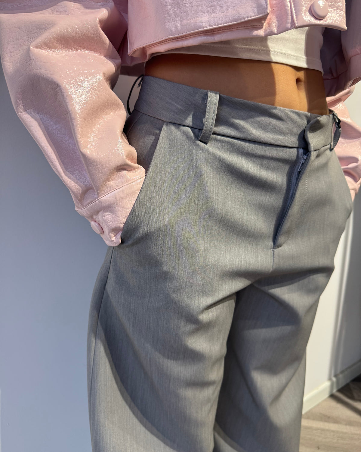 PANTALONI ELEGANT BALOON GRIGI