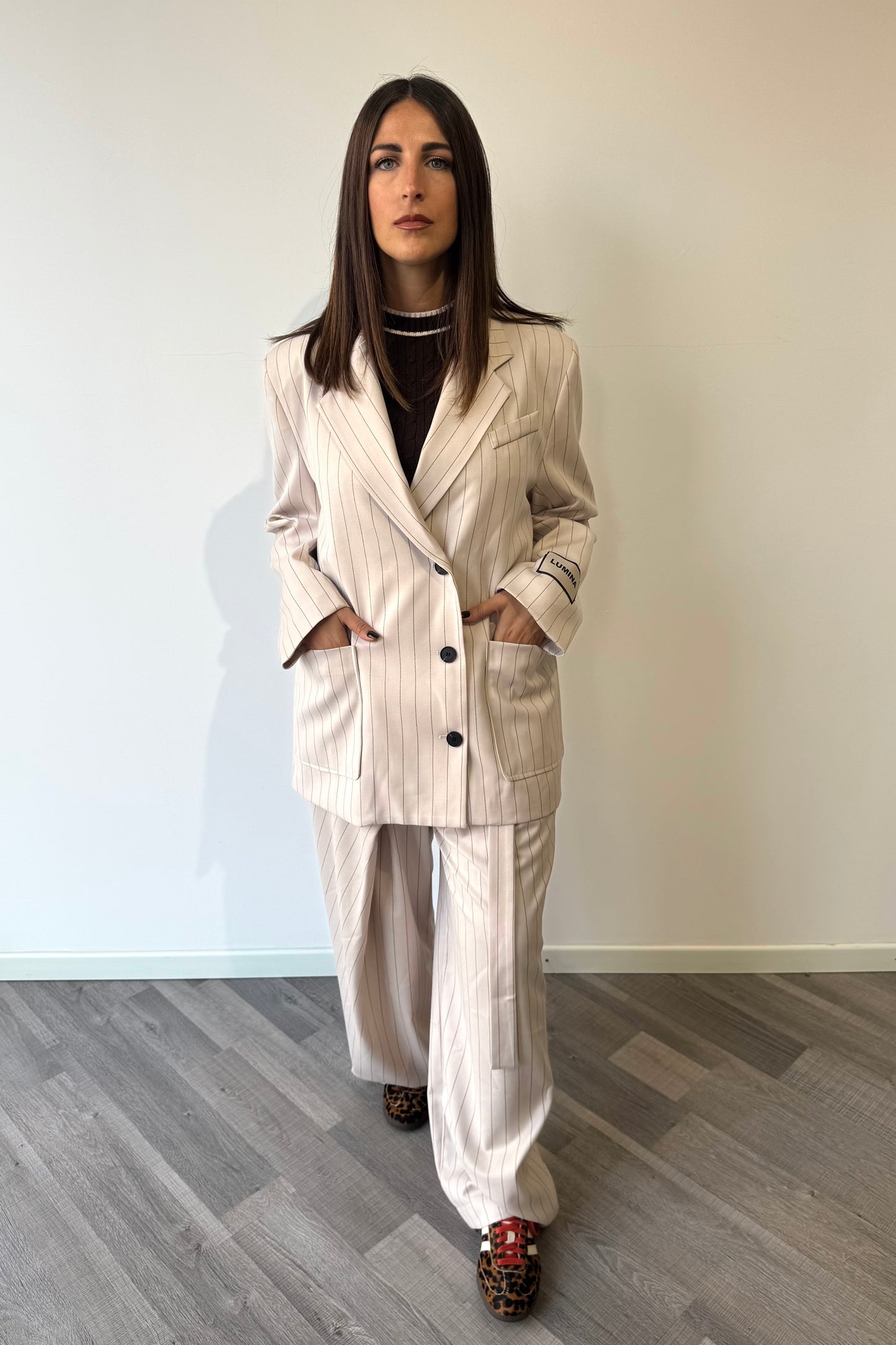 Panta Asimm gessato Panna