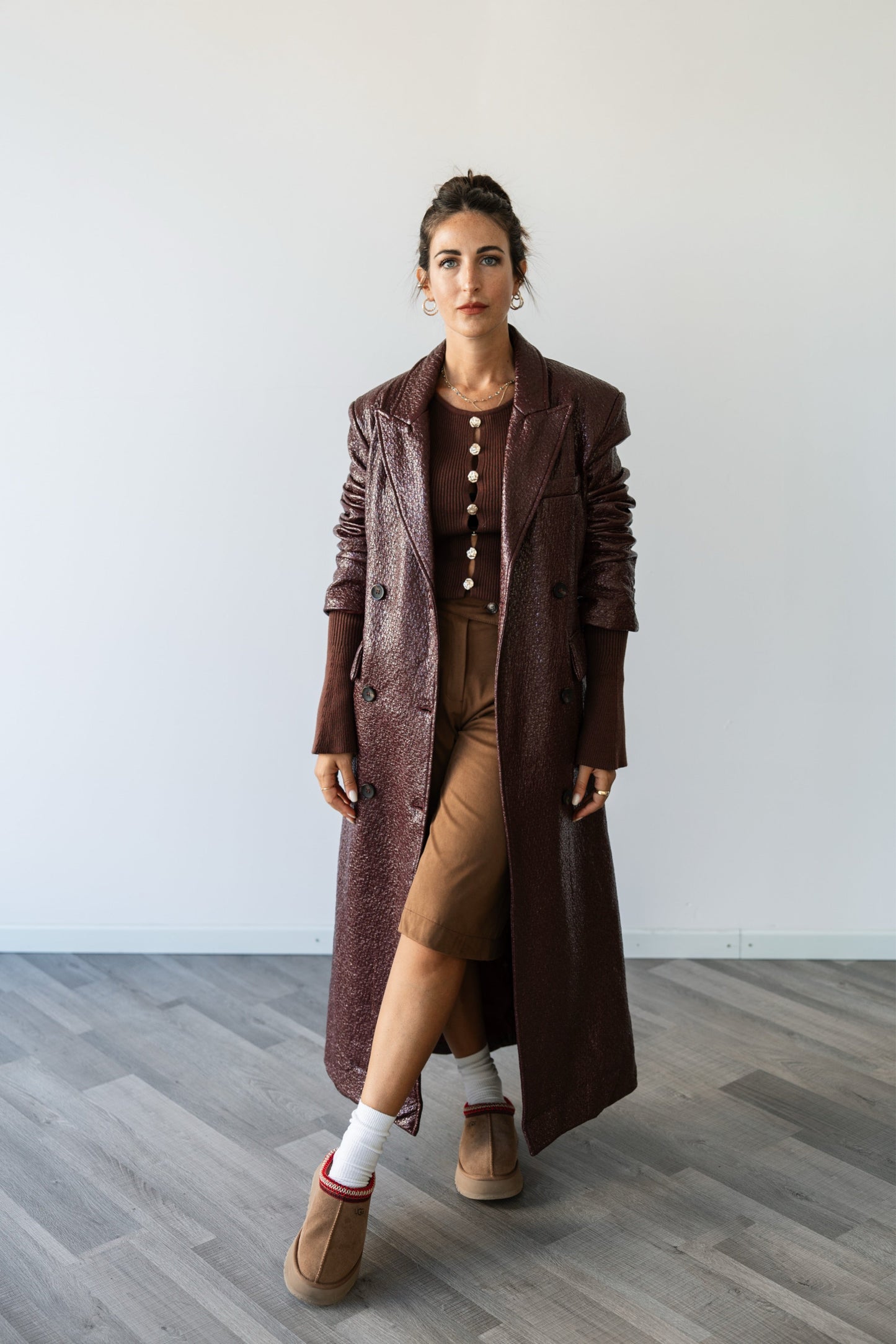 Bermuda Largo Scamosciato