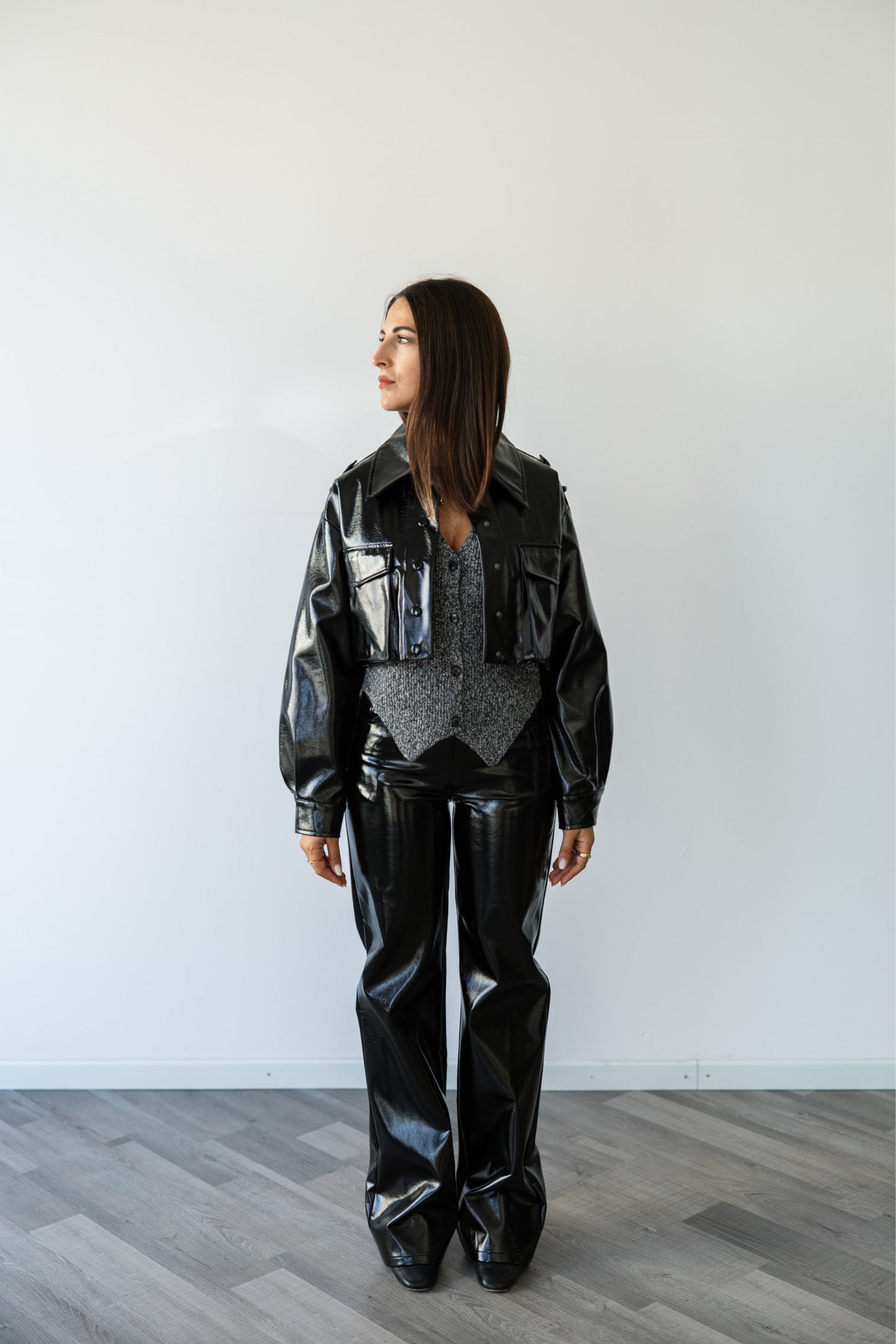 Gilet Melange grigio