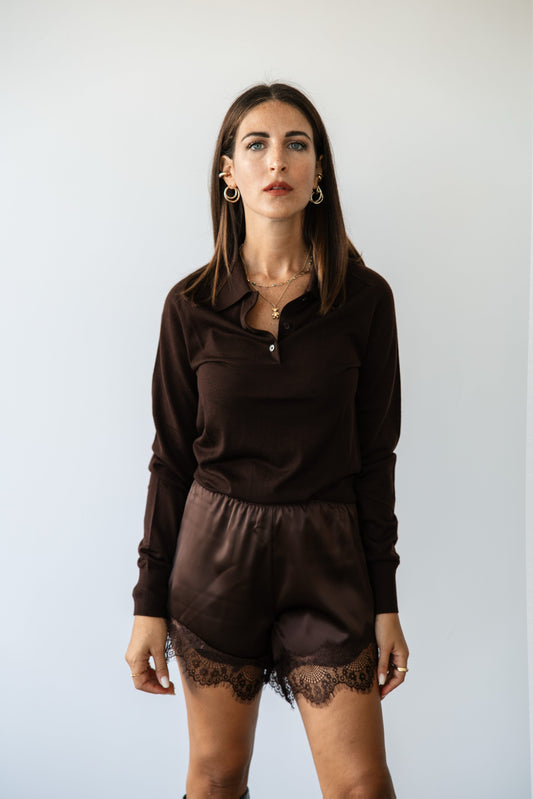 Pantaloncino Eclipse marrone