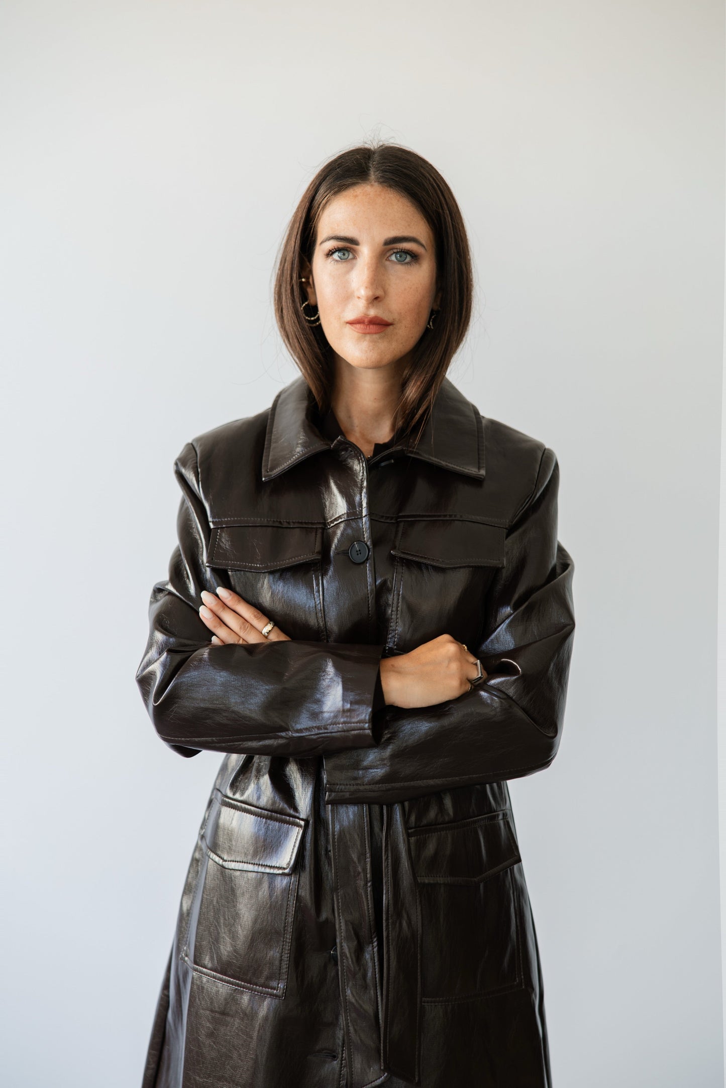 Trench Lungo Strech Eco brown