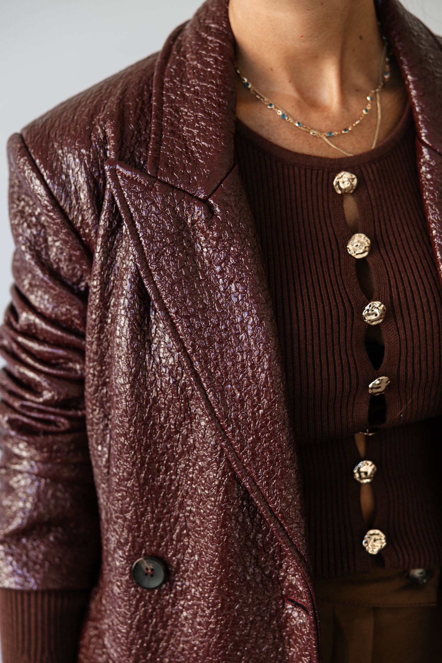 Cappotto Martellato Ecopelle