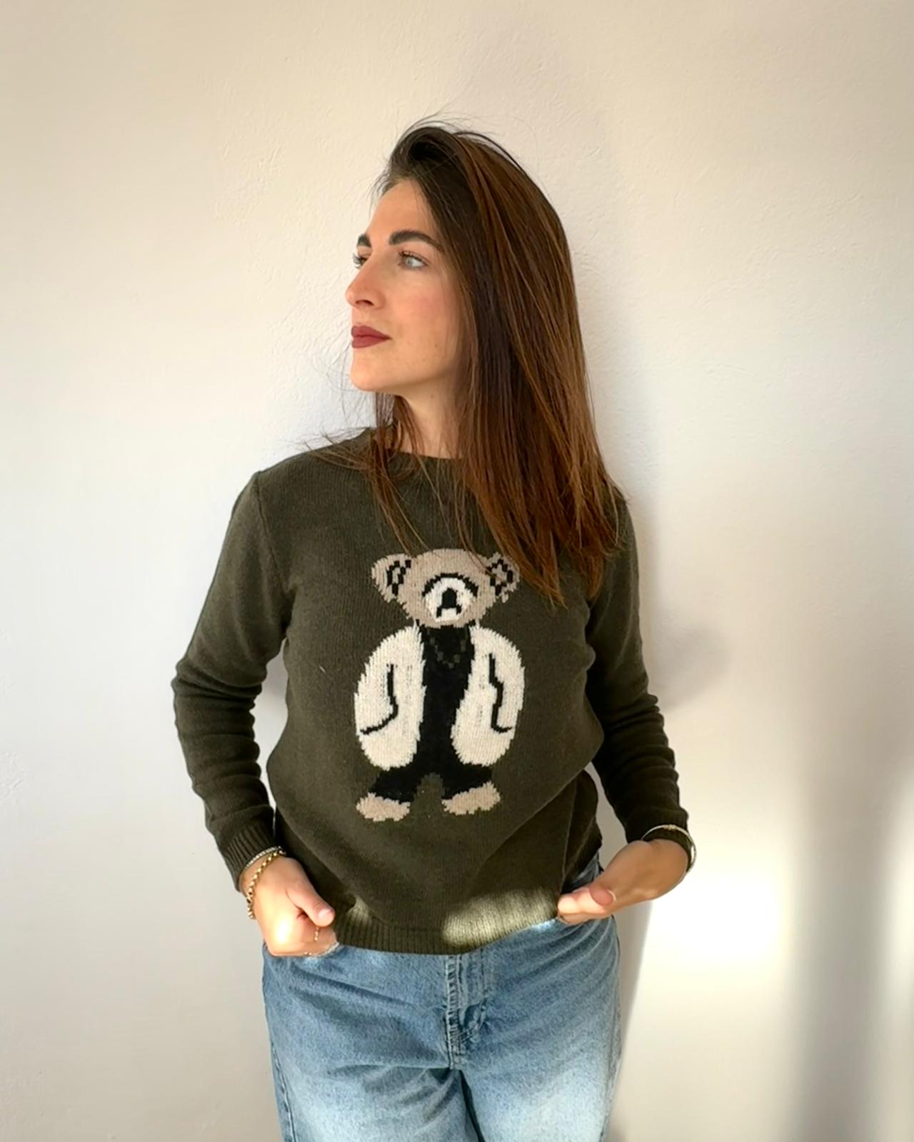 Maglioncino Bears Verde