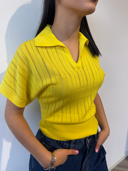 Polo viscosa yellow