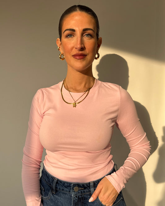 Tee cotone rosa