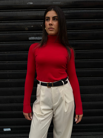 LUPETTO ROSSO IN LANA