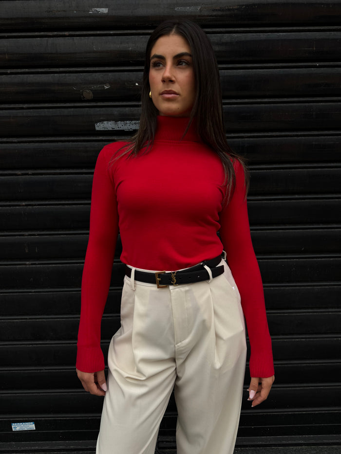 LUPETTO ROSSO IN LANA