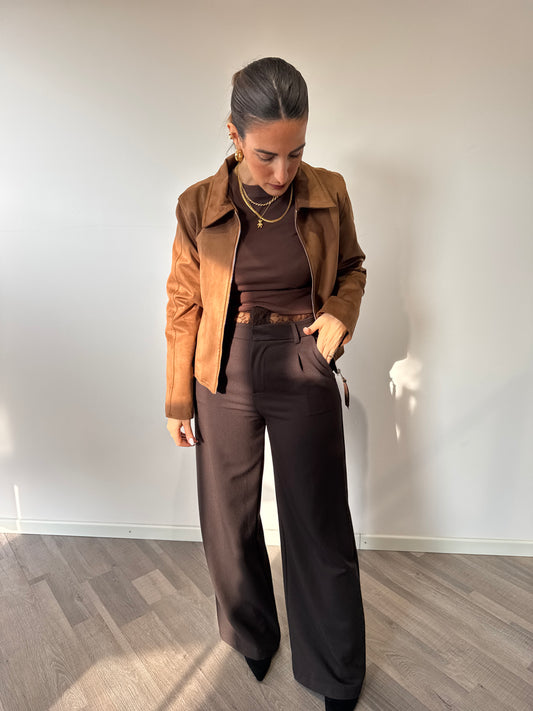 Pantalone boxer in pizzo