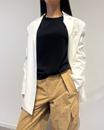 Blazer white 100% cotton