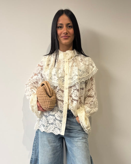 Camicia SPARROW in pizzo