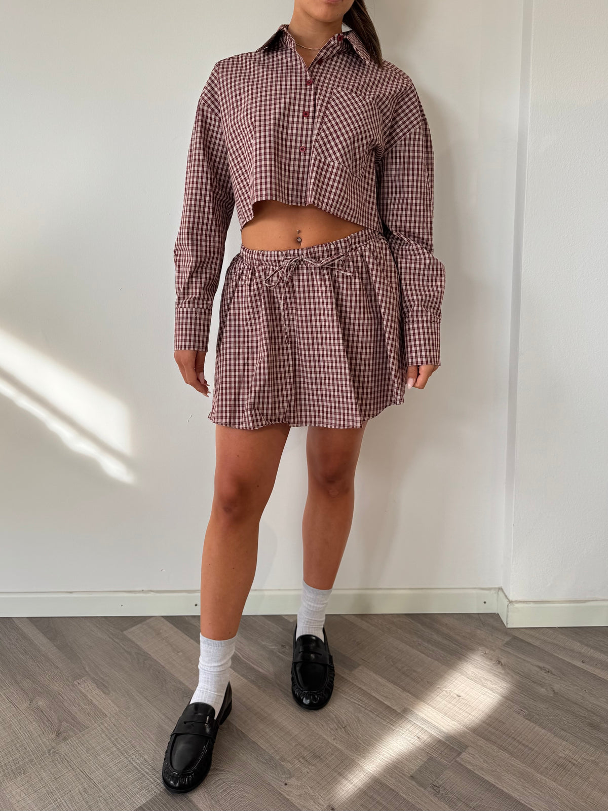 COORDINATO ARI ROSSO SCURO