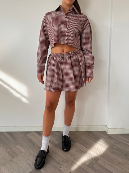 COORDINATO ARI ROSSO SCURO