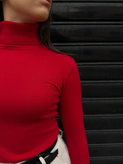LUPETTO ROSSO IN LANA
