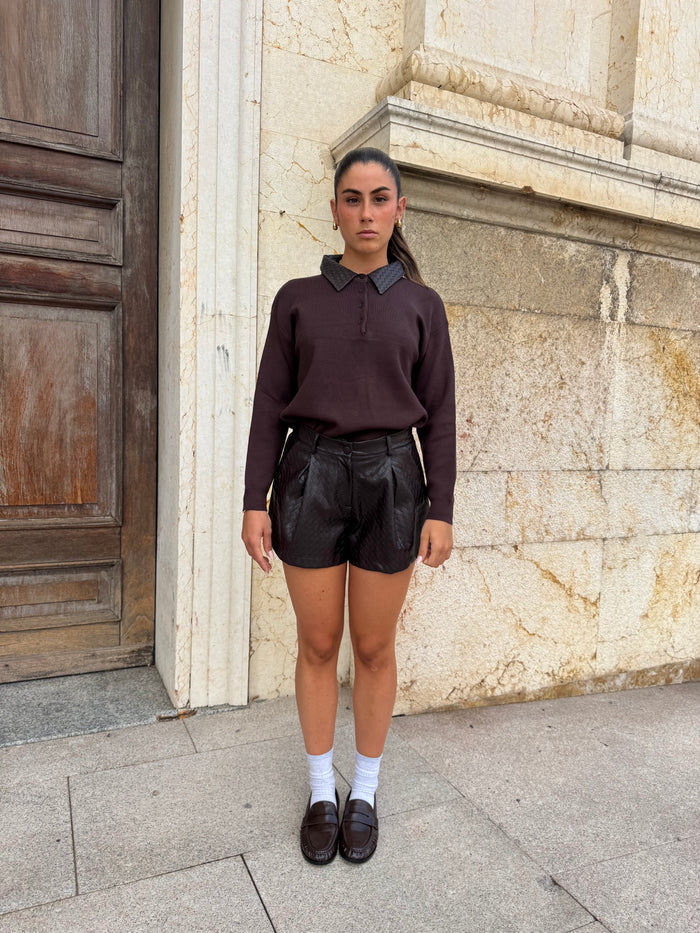 PANTALONCINI ECOPELLE BOTTEGA