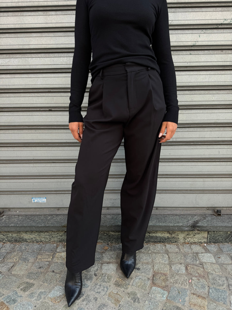 PANTALONI ELEGANT NERI