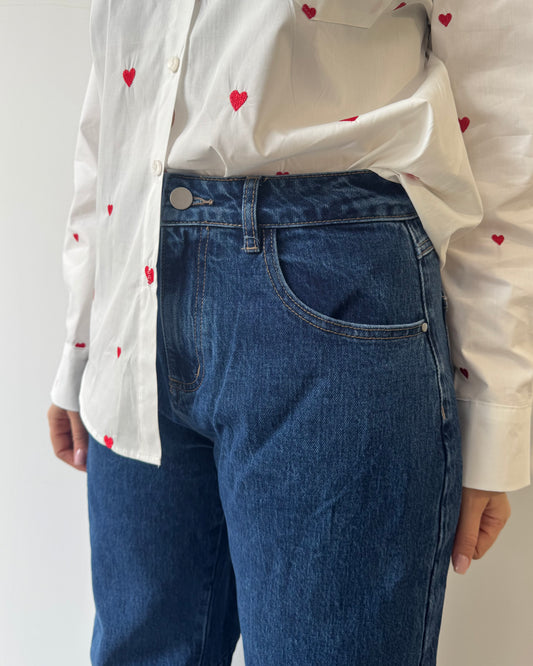 Jeans WideLeg blu