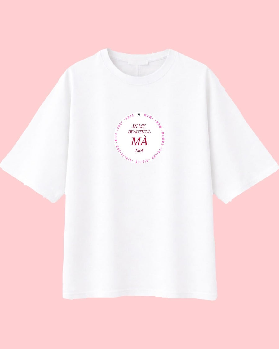 TEE MÀ PINK/RED MANICA CORTA