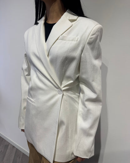 Blazer white 100% cotton