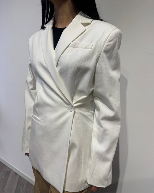 Blazer white 100% cotton