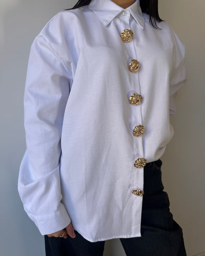 Camicia Lux botton bianca