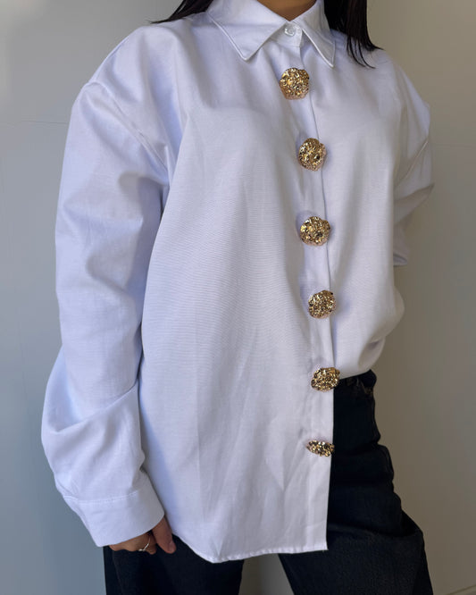 Camicia Lux botton bianca
