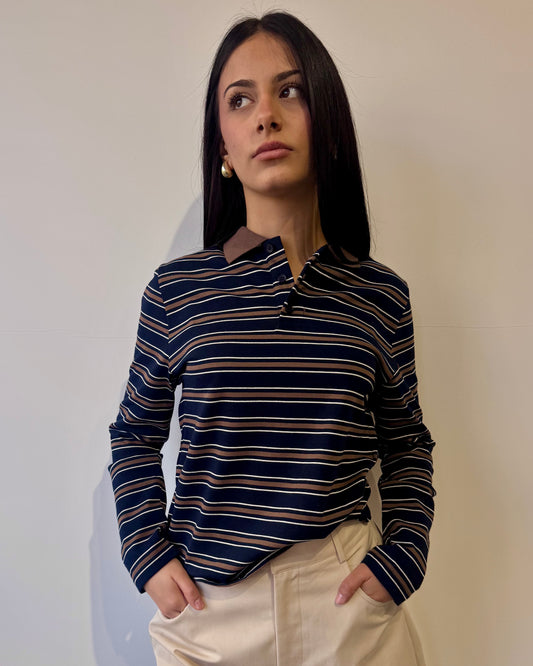Polo cotone rigata