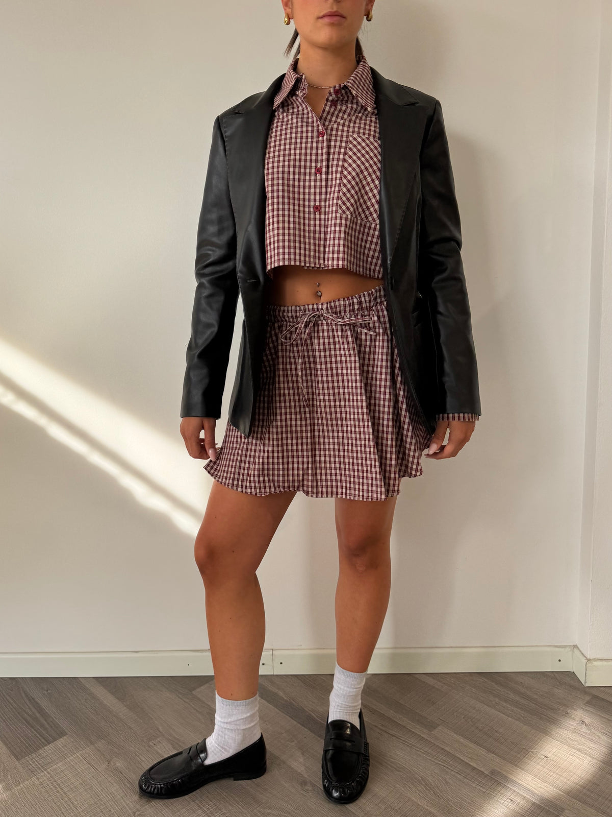 COORDINATO ARI ROSSO SCURO