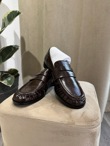 MOCASSINO LOREN MARRONE LUCIDO