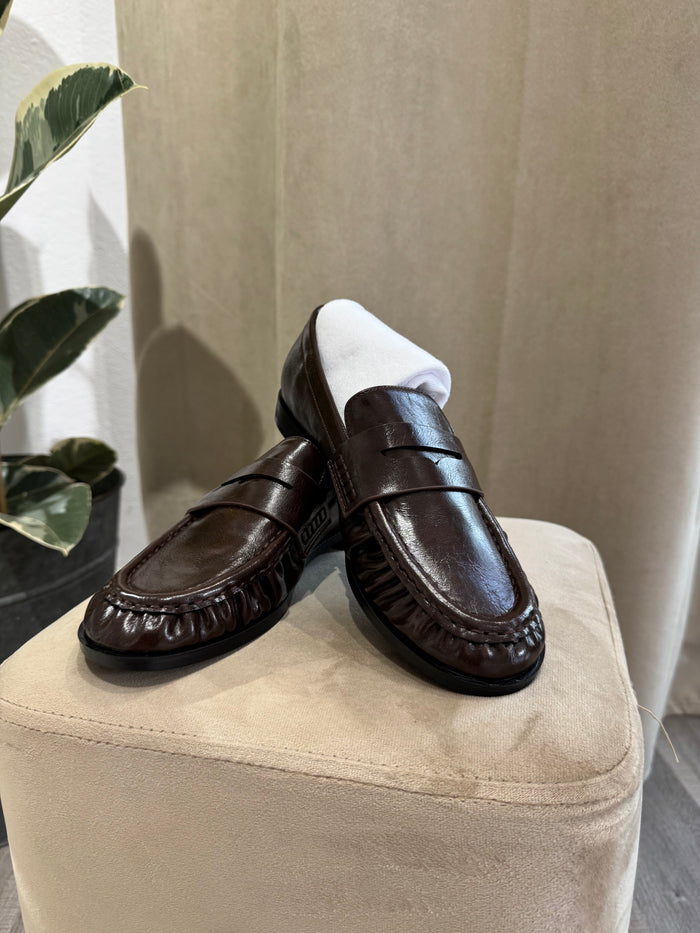 MOCASSINO LOREN MARRONE LUCIDO