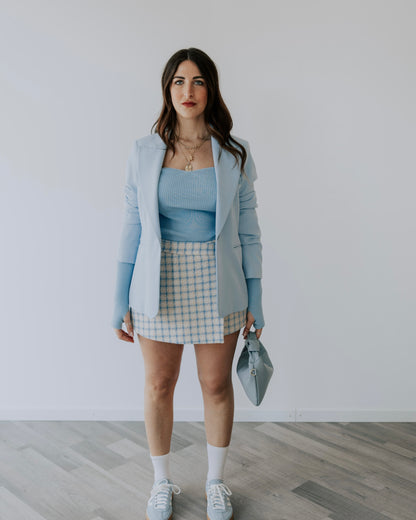 PantaGonna strutturata azzurra