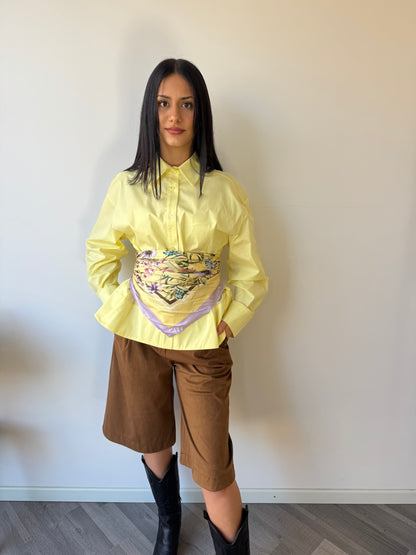 Camicia “bonton” gialla