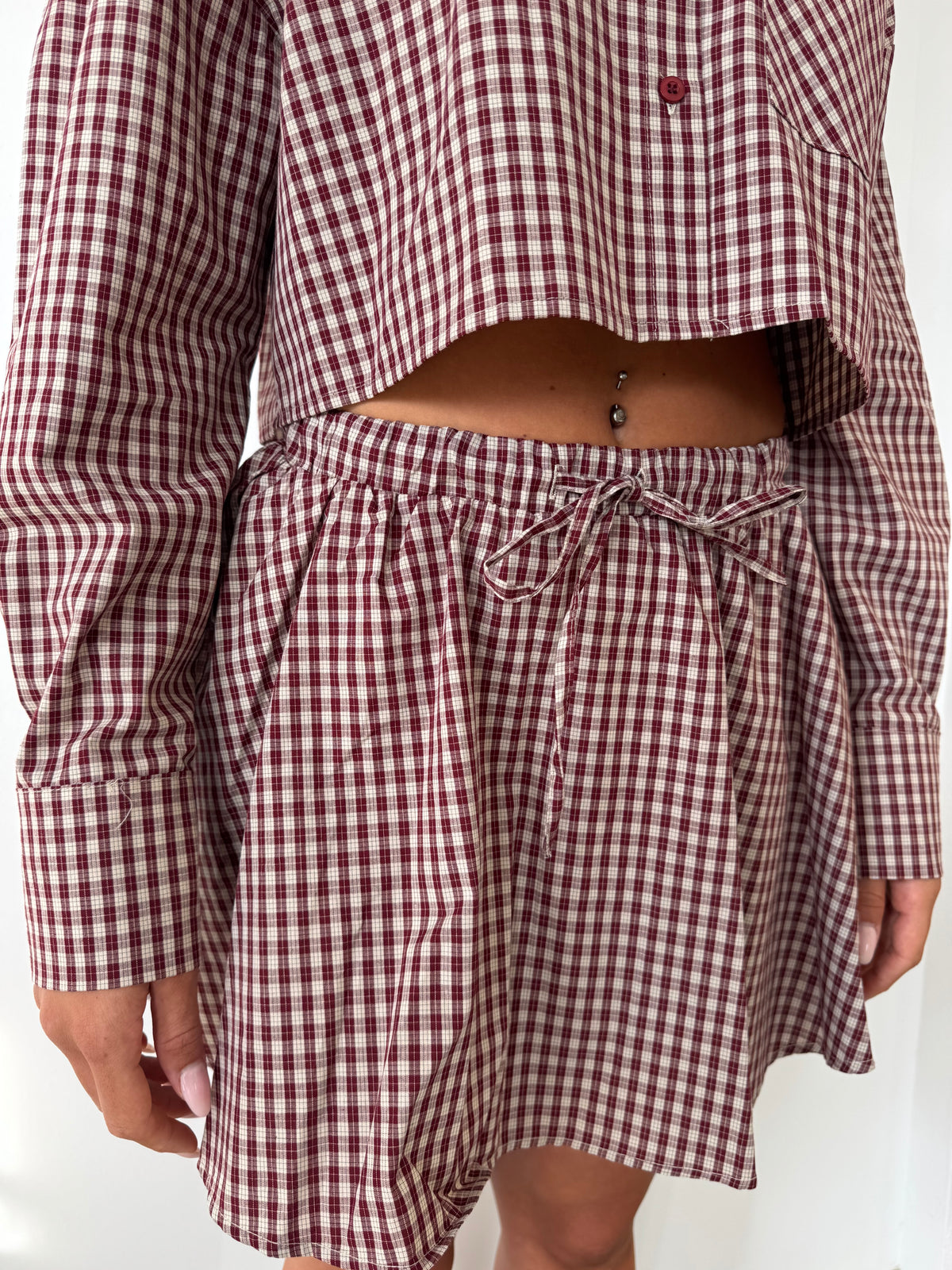 COORDINATO ARI ROSSO SCURO