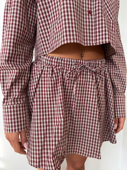 COORDINATO ARI ROSSO SCURO
