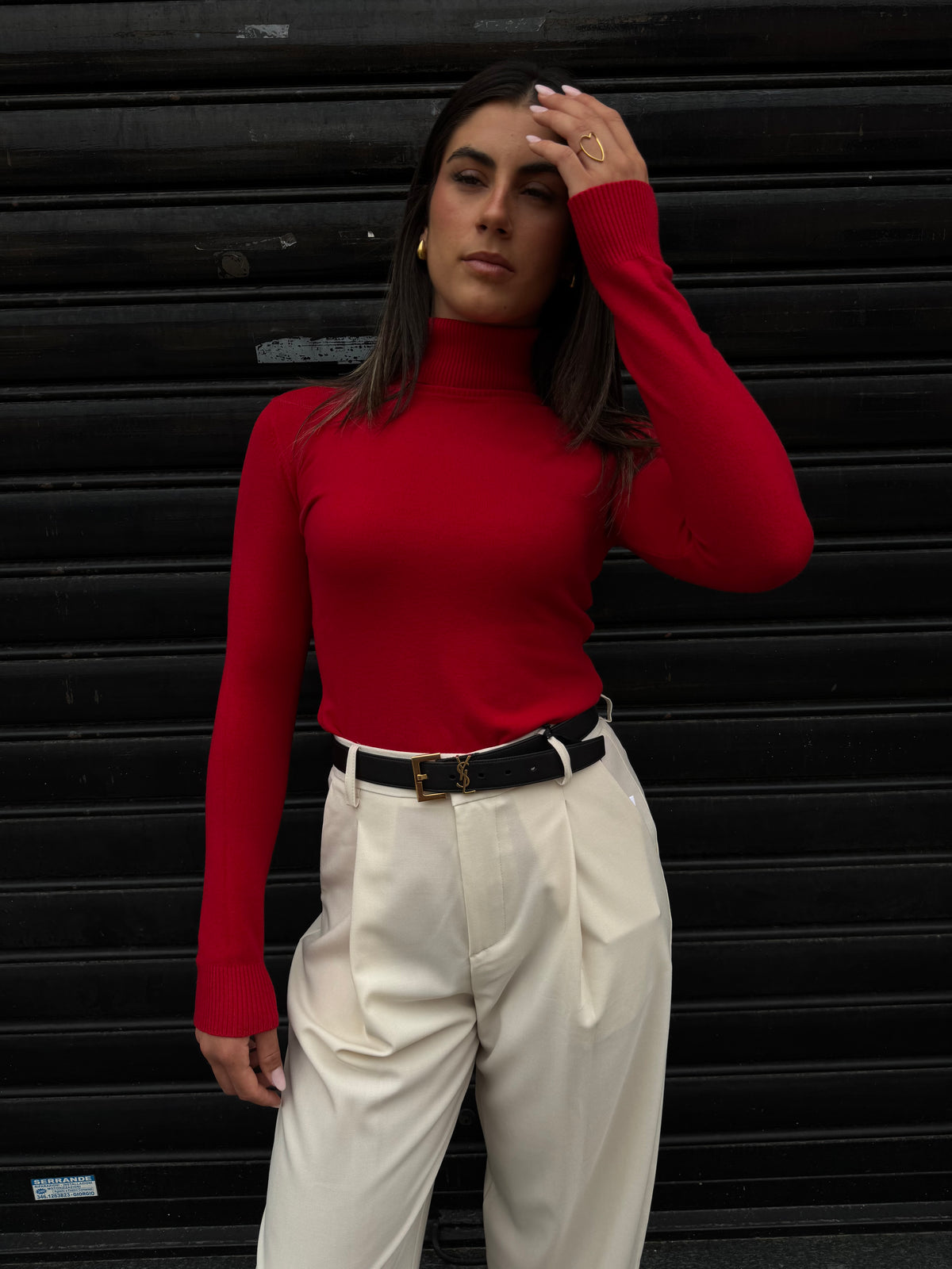 LUPETTO ROSSO IN LANA