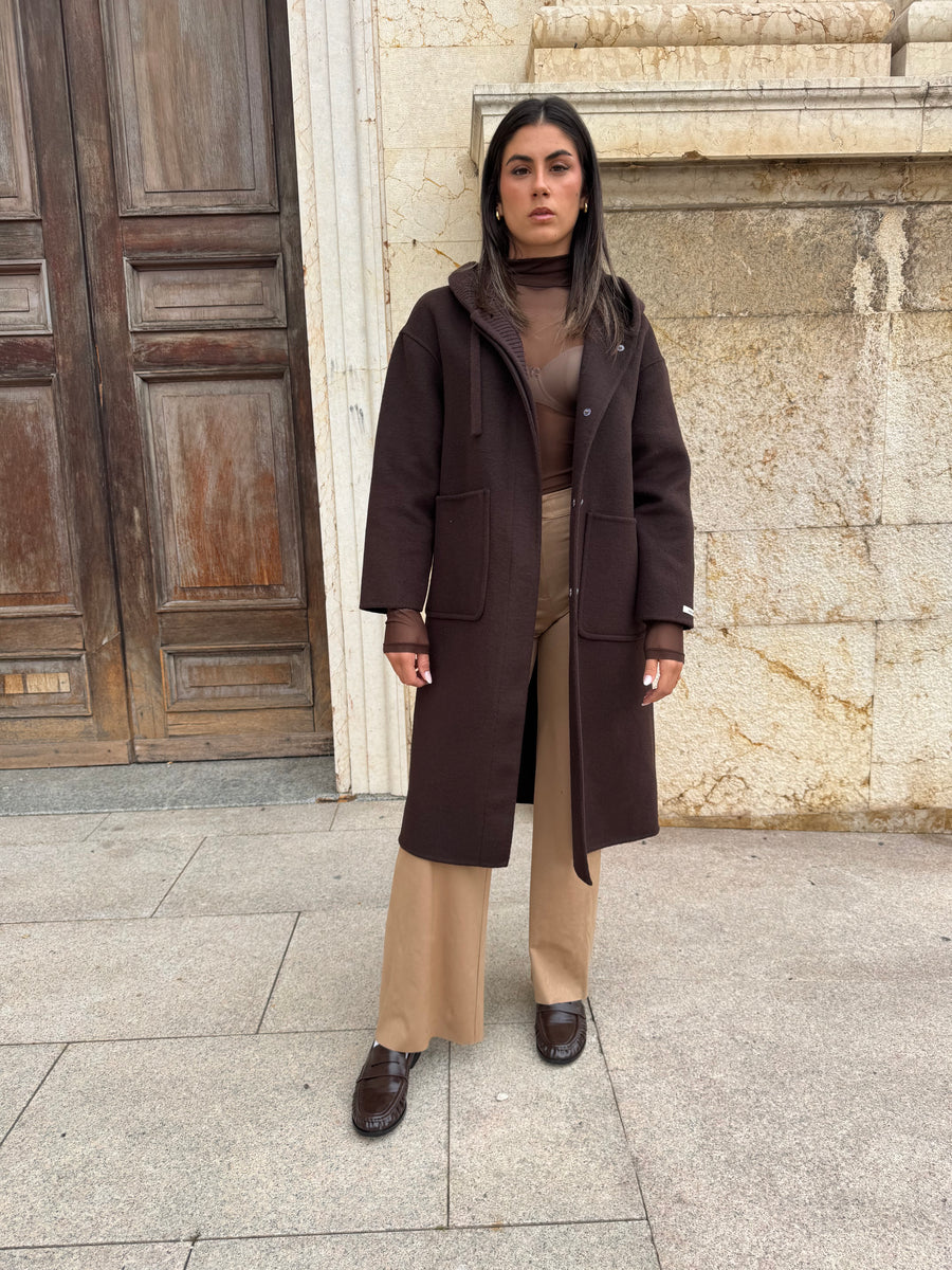 PANTALONI DAINO BEIGE IN SWEDE