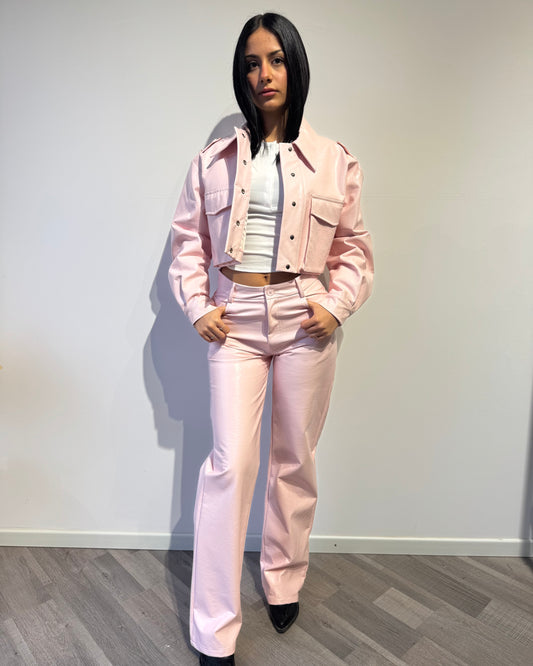 Jacket crop VERNIC beige