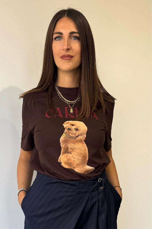 Tee CARINA Marrone