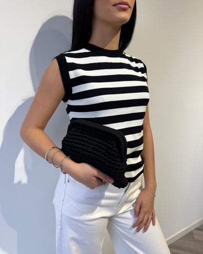 Cluctch GOMITOLO nera