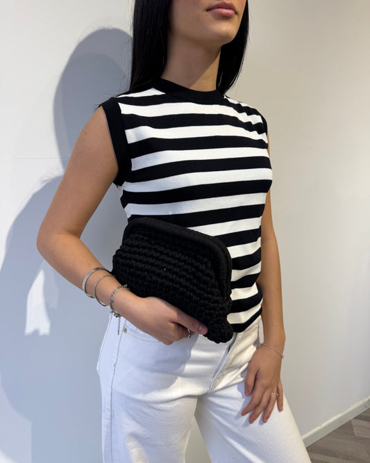 Cluctch GOMITOLO nera