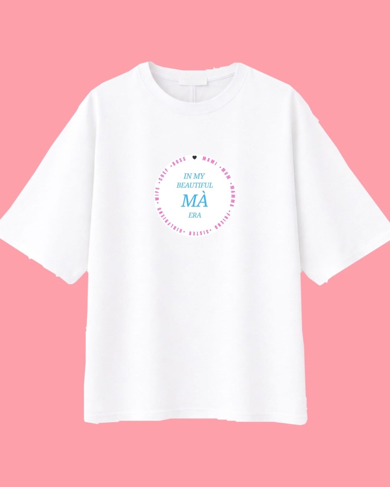 T-shirt MÀ pink\blu