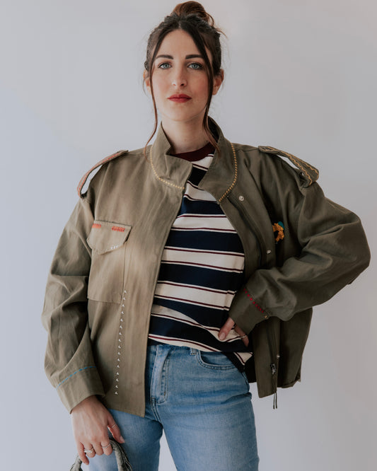 Jacket military rainbow