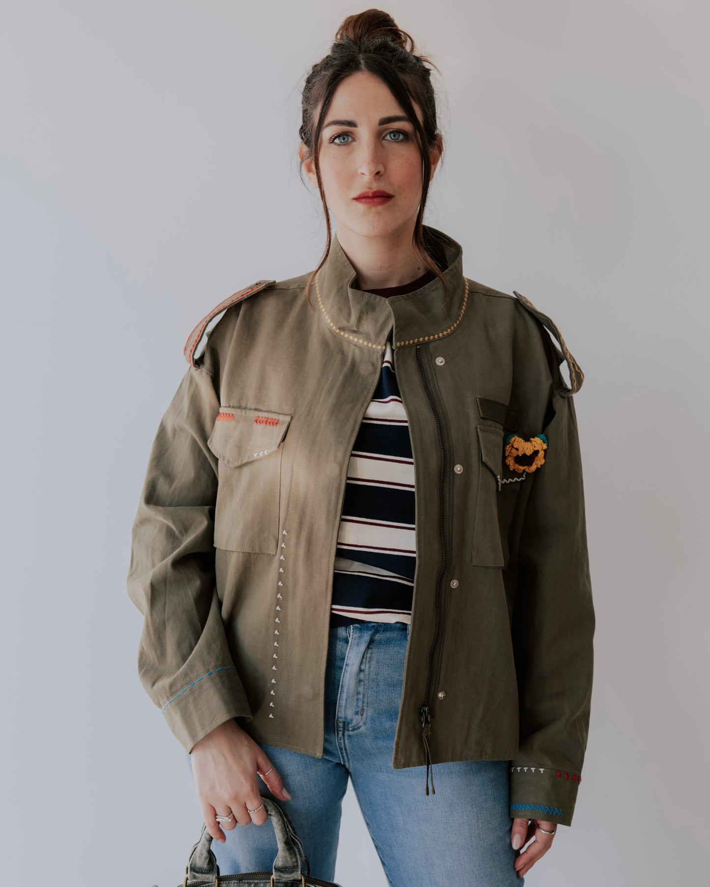 Jacket military rainbow