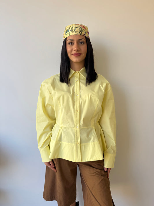 Camicia “bonton” gialla