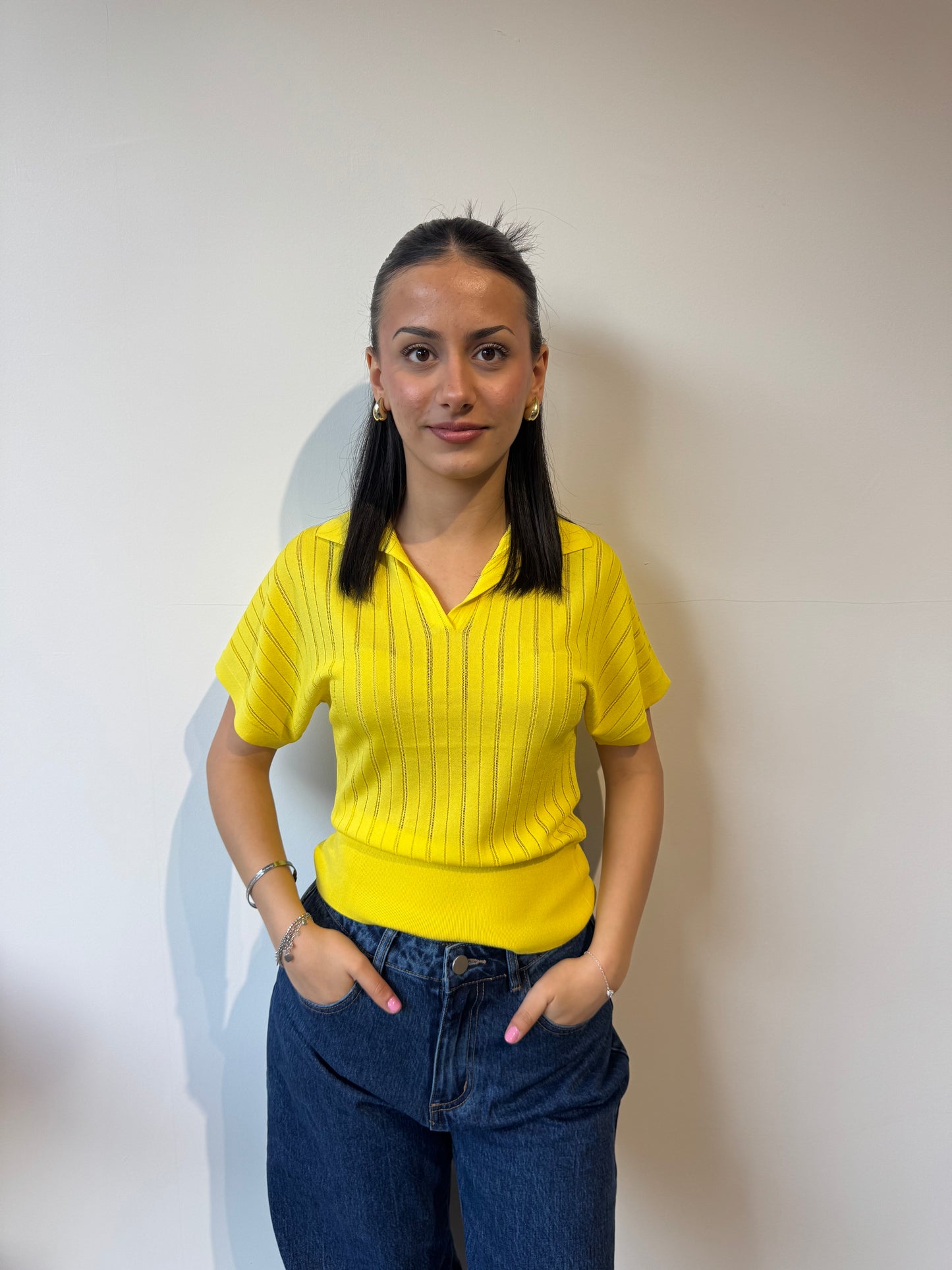 Polo viscosa yellow