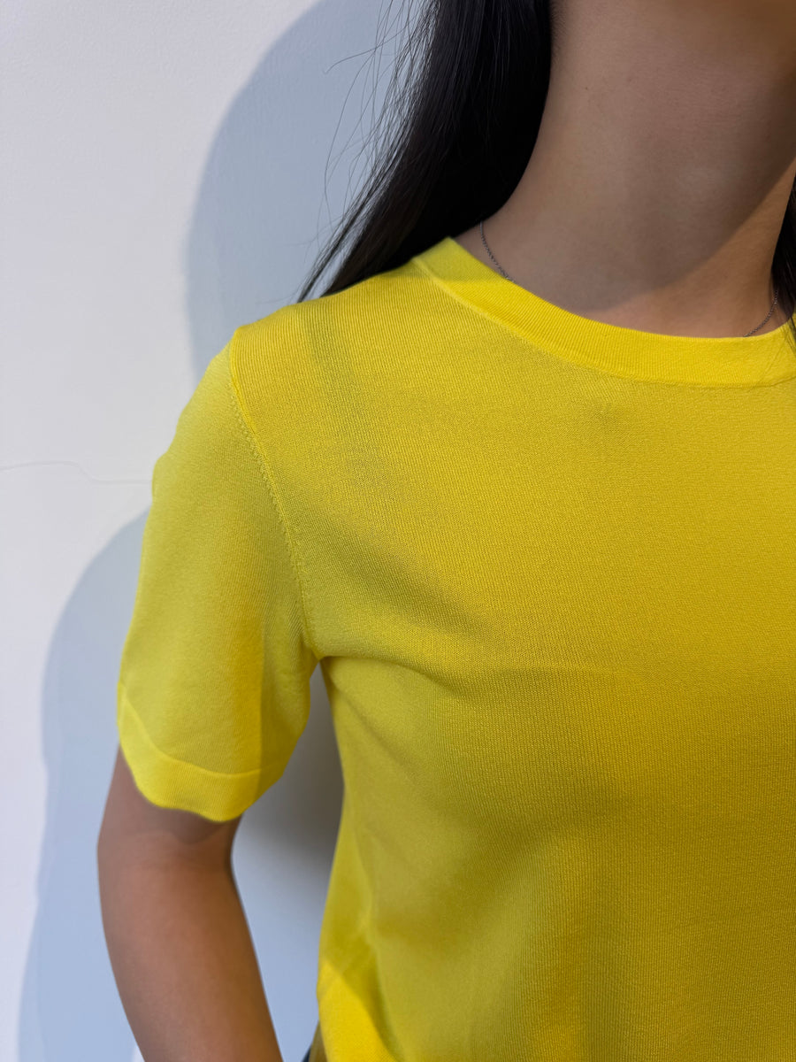 T-shirt viscosa yellow