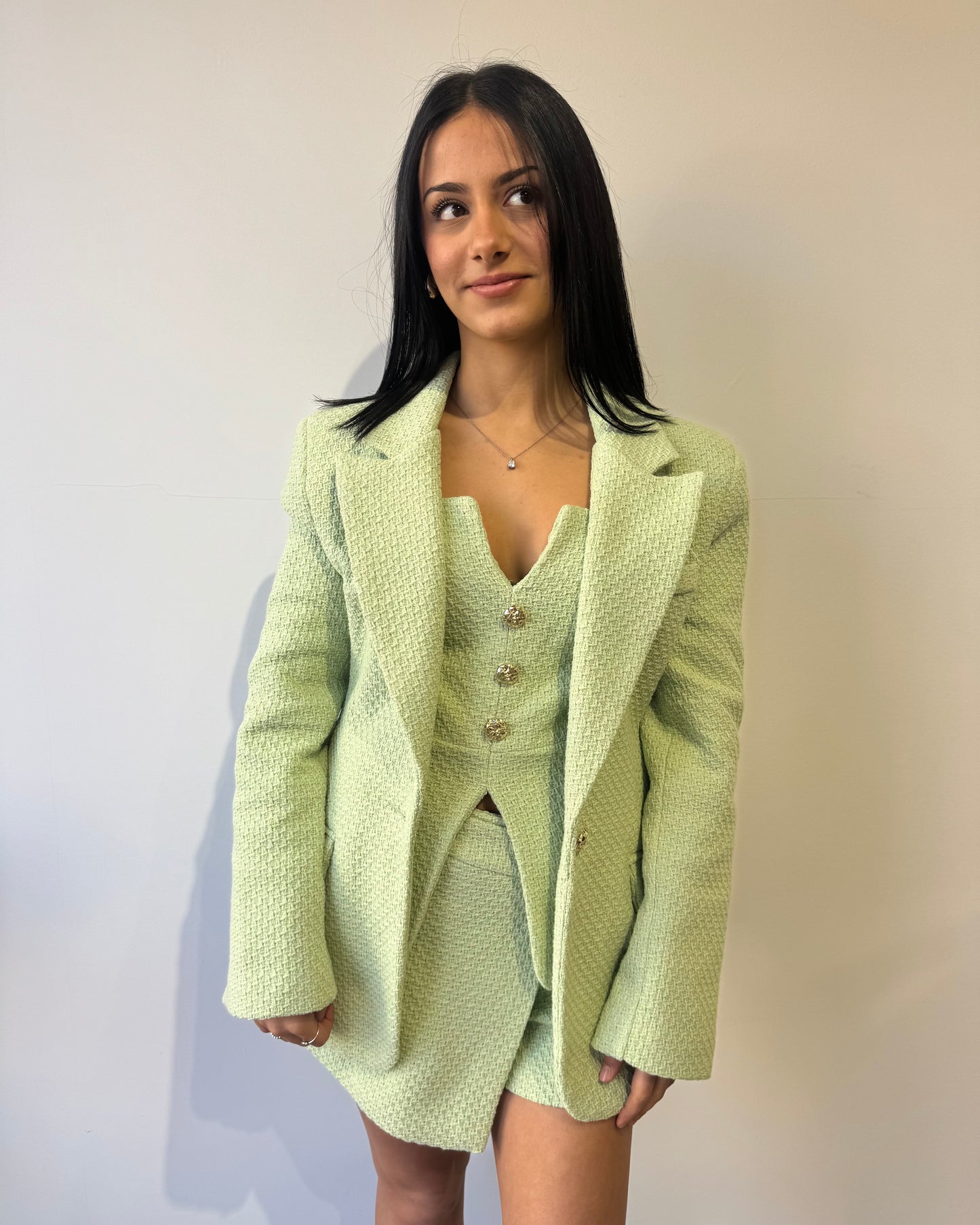 Blazer Channy verde acqua