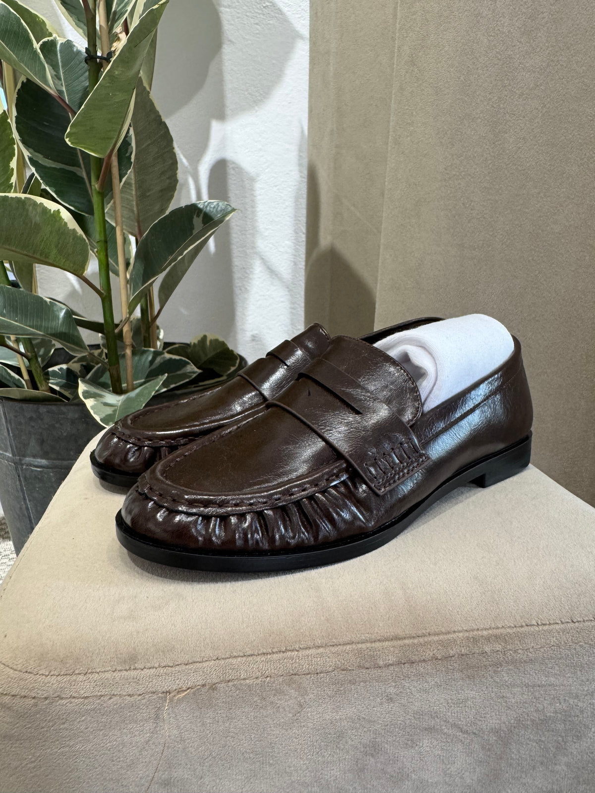 MOCASSINO LOREN MARRONE LUCIDO
